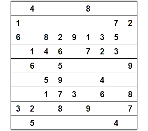 Судоку средней сложности