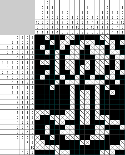 Японский рисунок Свечка