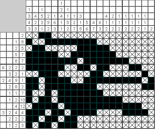 Японский рисунок Ворон