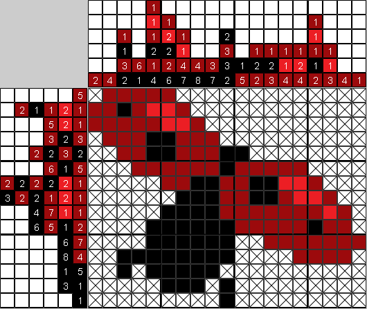 Цветной японский рисунок Летит