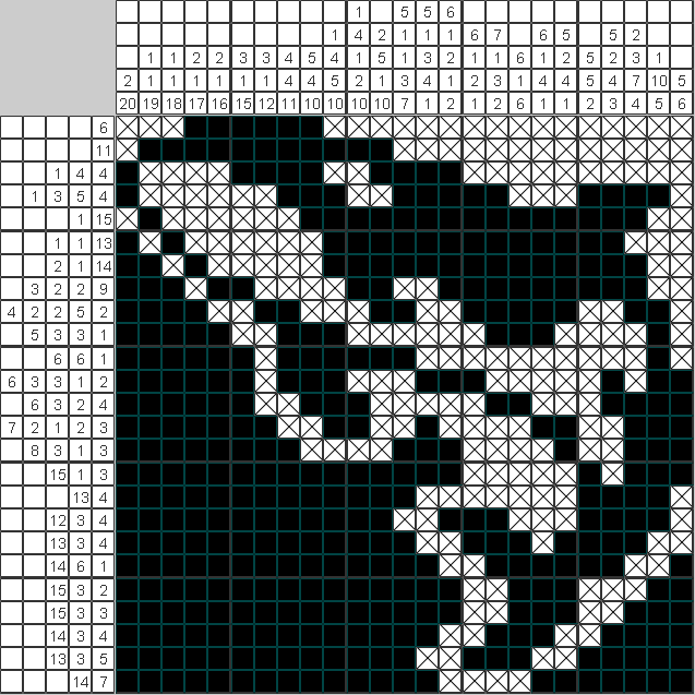 Японский рисунок Касатка