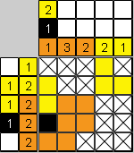 Цветной японский рисунок Крохотная рыбка