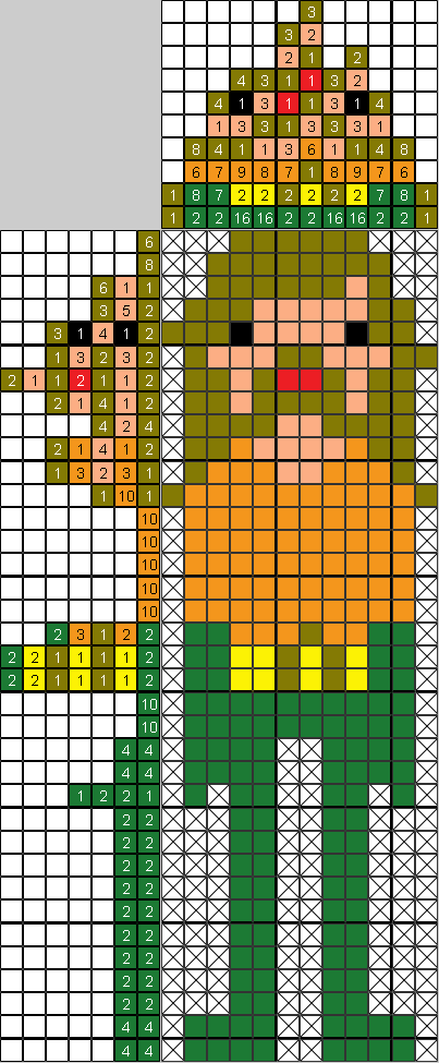 Цветной японский рисунок Аквамэн DC