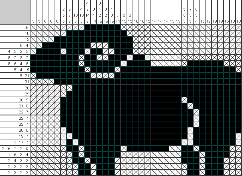 Японский рисунок Архар