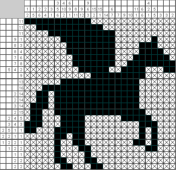 Японский рисунок Пегас