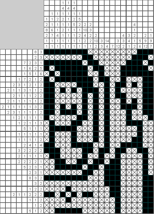 Японский рисунок Зеркало