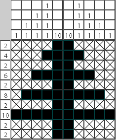 Японский рисунок Елка