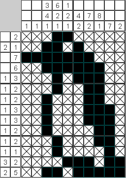 Японский рисунок Пингвин