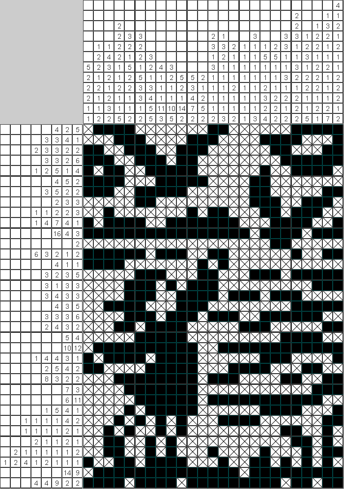 Японский рисунок Девочка и птицы