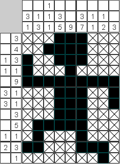 Японский рисунок Человечек