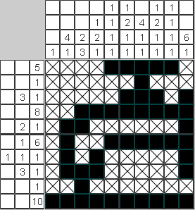 Японский рисунок Кран