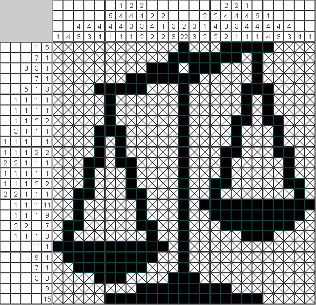 Японский рисунок Весы