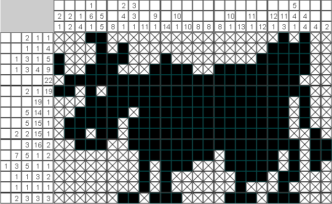 Японский рисунок Коровка