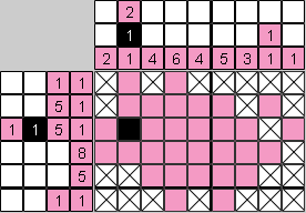 Цветной японский рисунок поросеночек