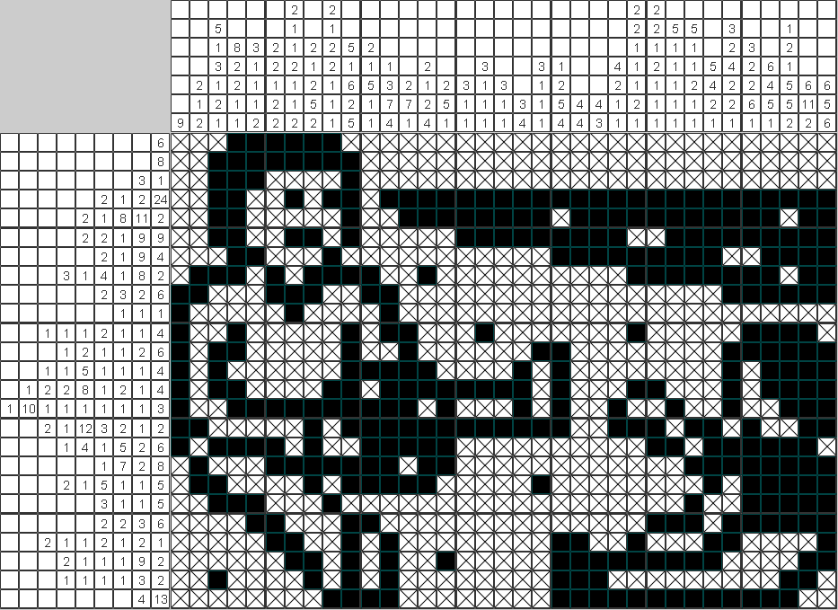 Японский рисунок На берегу