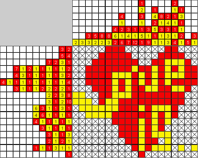 Цветной японский рисунок Love is