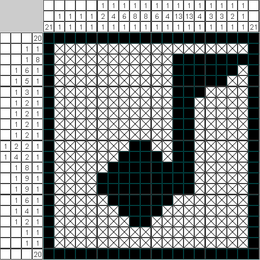 Японский рисунок Нота