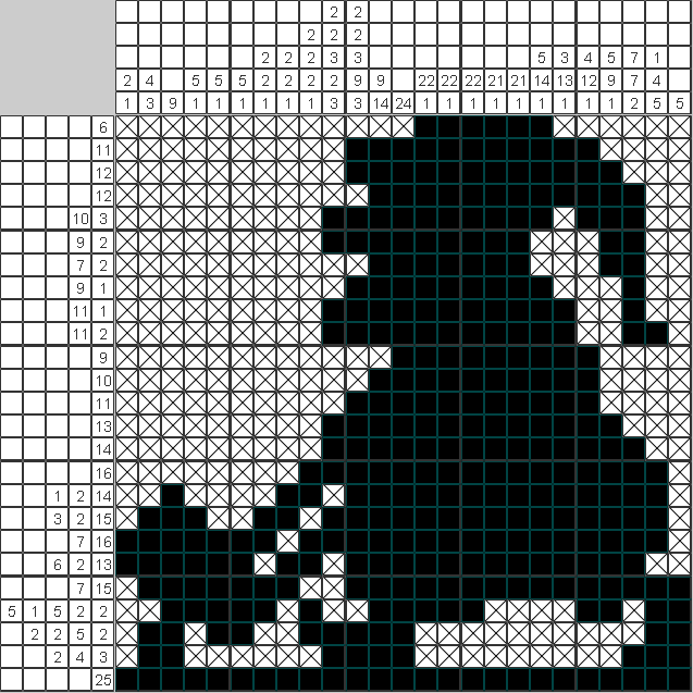 Японский рисунок Гномик