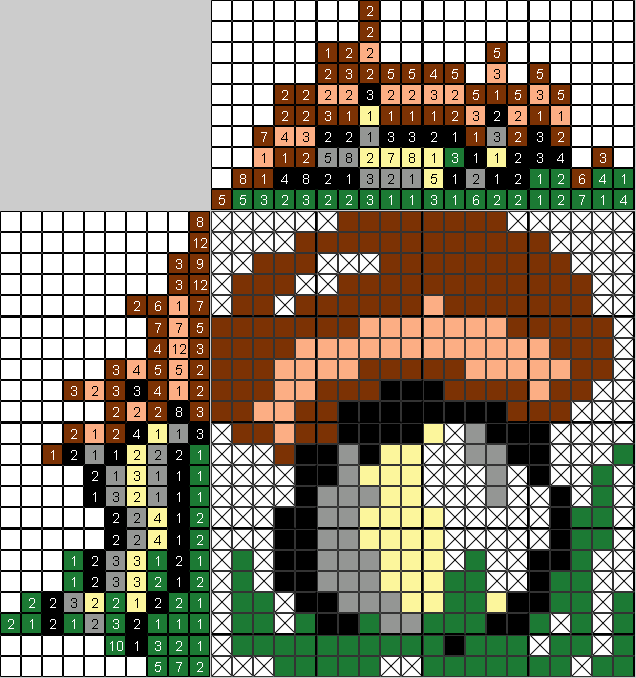 Цветной японский рисунок Мечта грибника