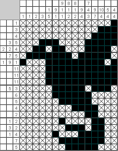 Японский рисунок Колибри