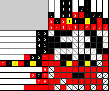 Цветной японский рисунок Краб