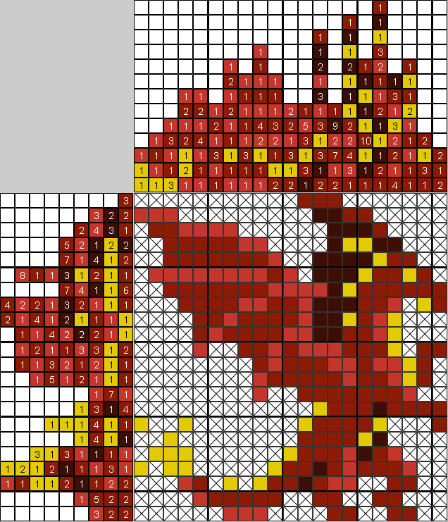 Цветной японский рисунок Red dragon HMM2