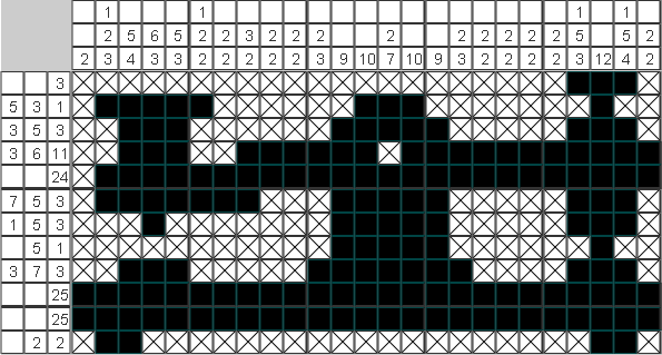 Японский рисунок Телеграфный ключ