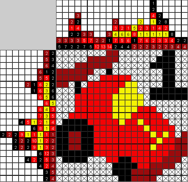 Цветной японский рисунок Формула