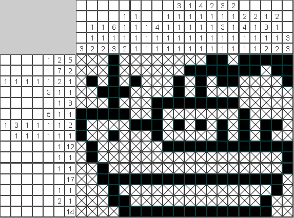Японский рисунок Параходик