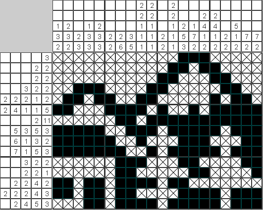 Японский рисунок Альпийский пейзаж