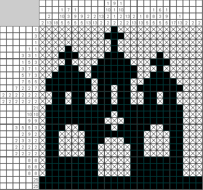 Японский рисунок Церковь