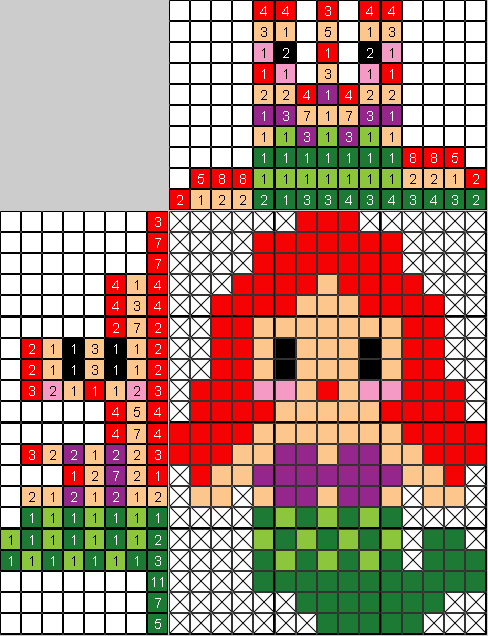 Цветной японский рисунок princess