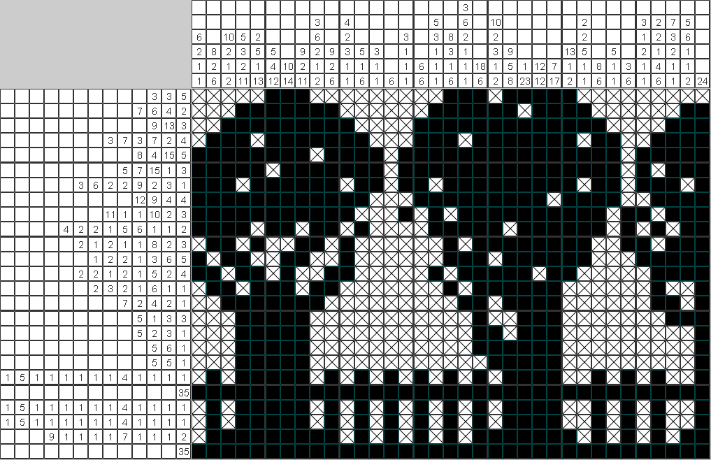 Японский рисунок Фруктовый сад