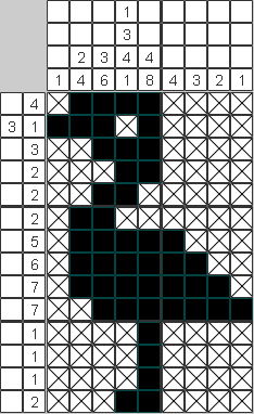 Японский рисунок Фламинго