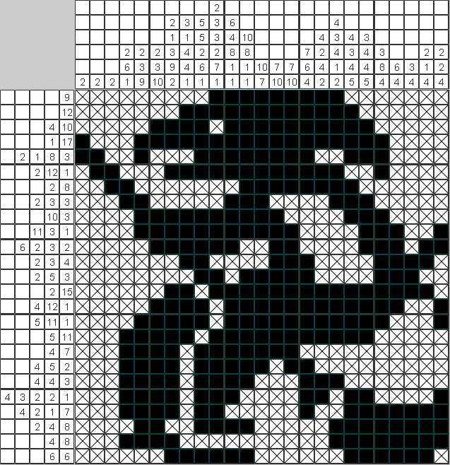 Японский рисунок Баба Яга