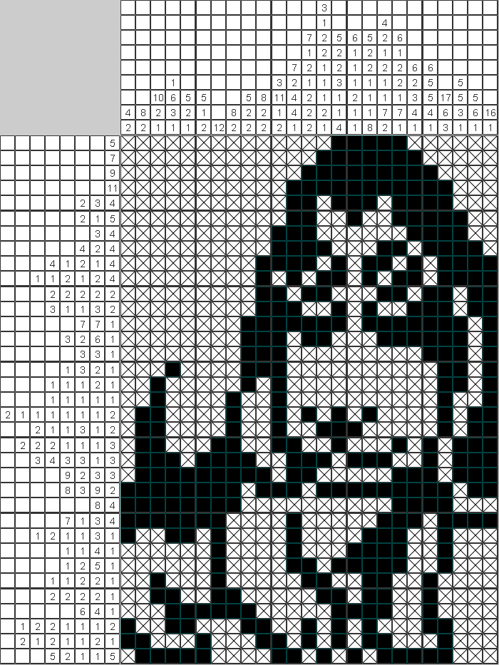 Японский рисунок Щеночек