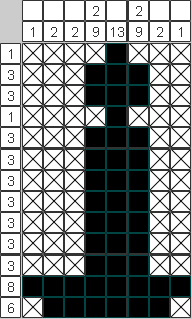 Японский рисунок Свечка