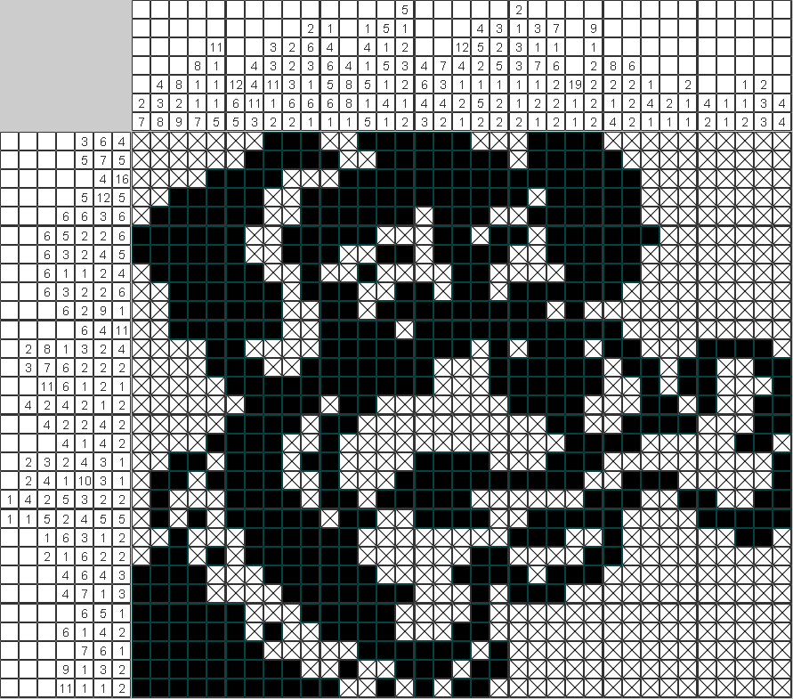 Японский рисунок С косточкой