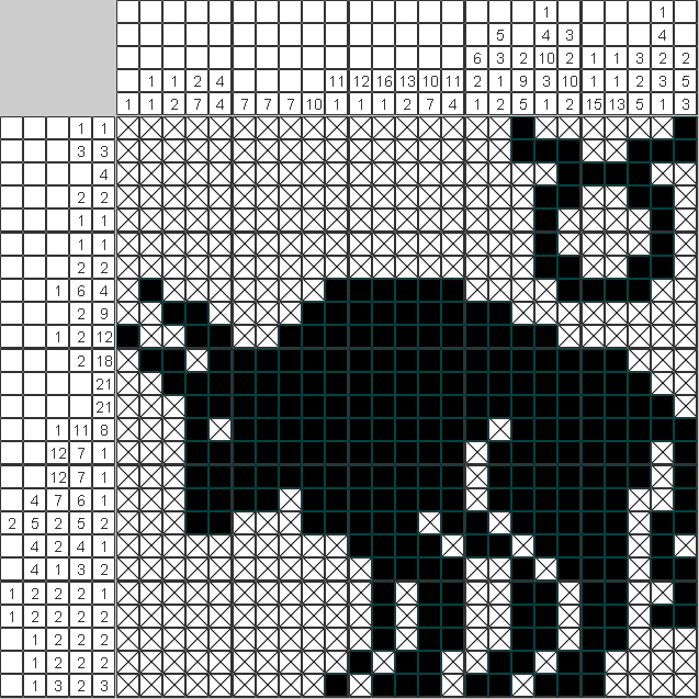 Японский рисунок Козерог