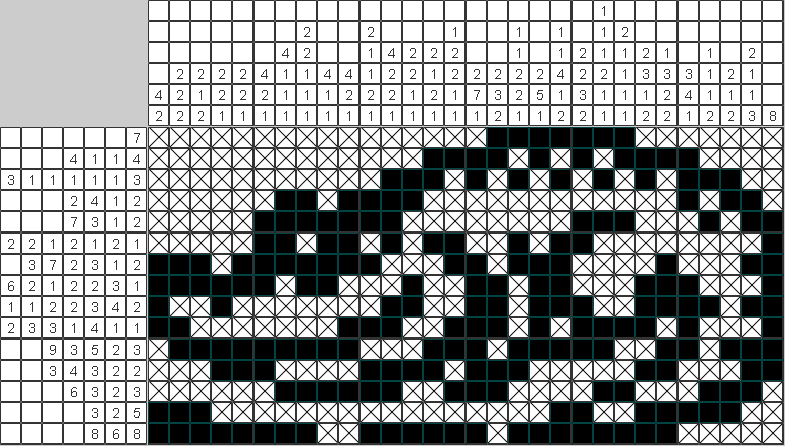 Японский рисунок Крокодильчик