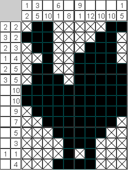 Японский рисунок Петушочек
