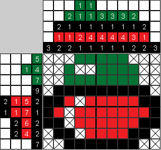 Цветной японский рисунок варенье
