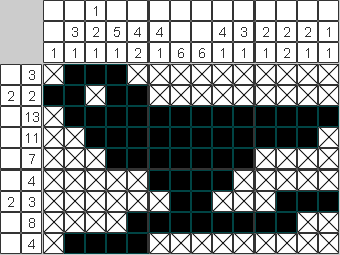 Японский рисунок Птичка