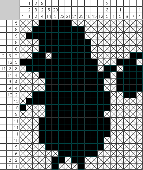 Японский рисунок Ежик в тумане