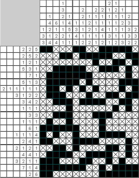 Японский рисунок Факелоносец