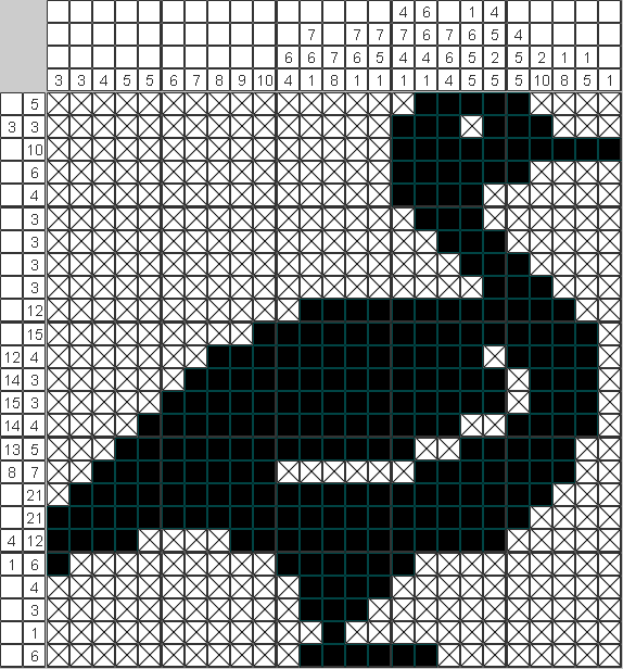 Японский рисунок Утка