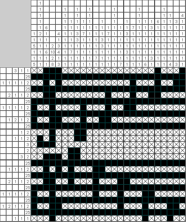 Японский рисунок Music Staves