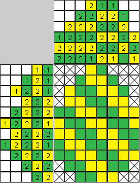 Цветной японский рисунок Пасхальное яйцо 77