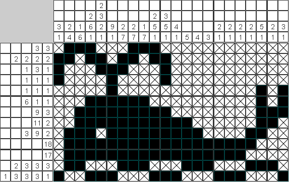 Японский рисунок Tiny whale