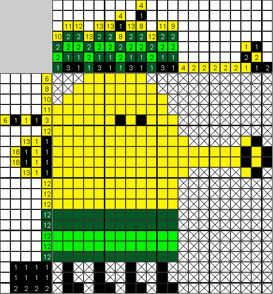 Цветной японский рисунок Прыгучка